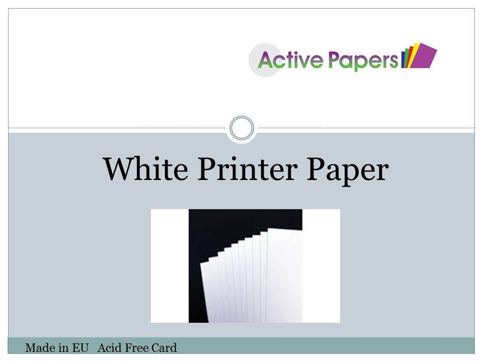250 sheets Smooth White A4 170gsm