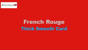 Rouge Red Smooth 320gsm Card BIG BOX