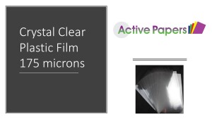 Clear Plastic Film 175 micron Acetate
