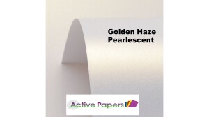 Golden Haze Pearlescent Shimmer 350gsm M088