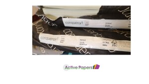 Conqueror Azure Laid 100gsm watermarked M141  Vintage