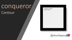 Conqueror Contour 120gsm Brilliant White M100