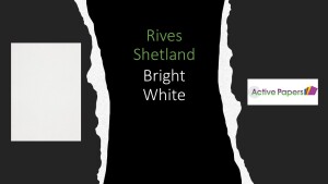 Rives Shetland 250gsm Brilliant White Textured Card
