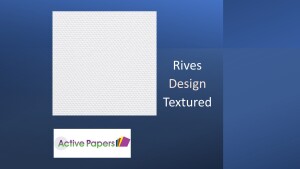 Rives Design Bright White 120gsm Textured Paper