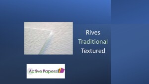 Rives Design Bright White 250gsm Textured Card Recycled