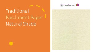 Parchment Paper 120gsm Cloudy Natural Shade