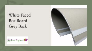 Folding Box Board 350gsm Grey Back 12x24inch