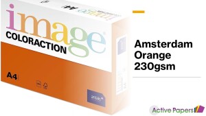 Image Amsterdam Orange 230gsm Card J4007