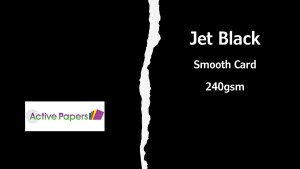 Smooth Black Card 220gsm 12x24 inch