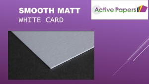 1000 sheets Smooth Matt White Card 300gsm A5 upto A3
