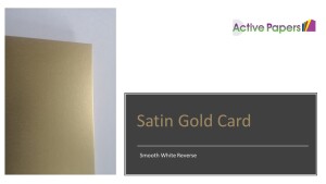 Gold Satin Card 225gsm 500 sheets