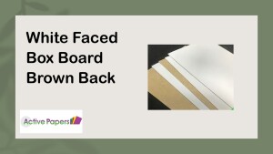 Folding Box Board 350gsm Cream, Grey or Brown back