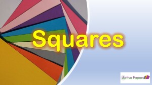 Squares 300gsm White, Colours, Black & Brown Kraft 30 cards