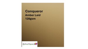 Amber Textured Laid 120gsm A4 10 Sheets