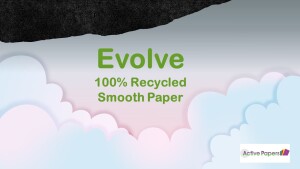 Evolve Recycled Smooth White 100gsm SRA2