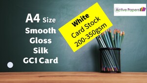 A4 range of white card 200-350gsm 50 sheets