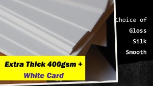 Extra Thick White Card A4 & A3