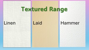 Textured White or Cream Card 300gsm 12x12