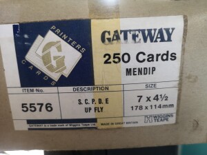 Gateway Mandip 178x228mm 50 White Cards 5576