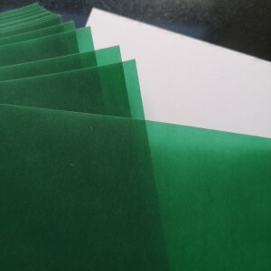 Green Vellum Translucent Paper 160gsm