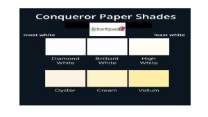 Conqueror Wove 100gsm Whites or Cream