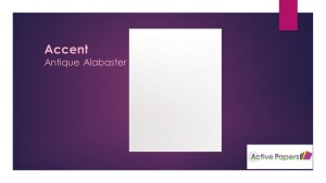 Accent Antique Alabaster 110gsm  Luxury Paper