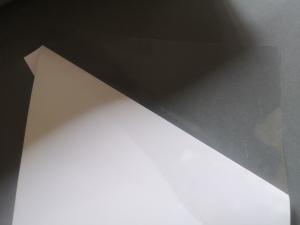 Soft PVC 150 microns Clear or White 15 sheets per pack