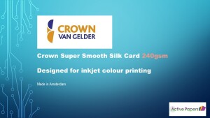 Crown Smooth Silky Matt 240gsm Inkjet