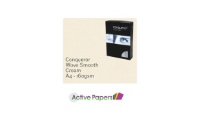 Conqueror Cream Wove 160gsm - New stock