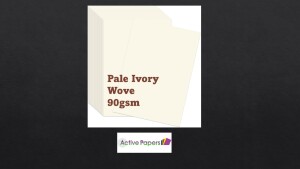 Pale Ivory Wove 90gsm Long or Short Grain All Sizes