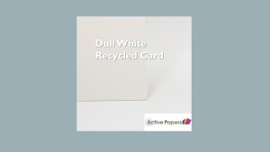 Recycled Smooth White Card 200gsm long or short grain