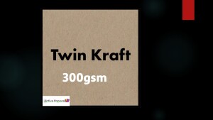 Brown Kraft Card 300gsm Recycled Twin Kraft A1+ size