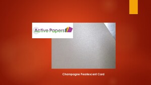 Champagne Pearlescent Card 300gsm