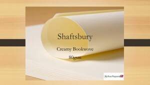 80gsm Shaftsbury Creamy Book Wove