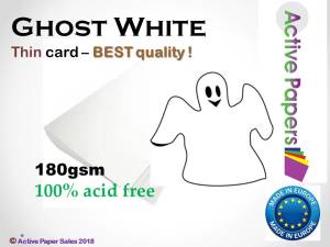 Ghost White 180gsm for Colour Prints