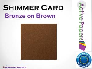 Bronze Shimmer 400gsm all sizes