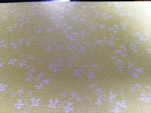 Yellow Linen Flowers A4 10 sheets