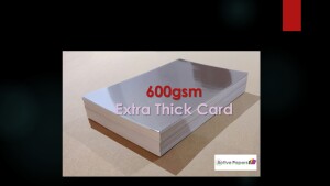 600gsm Silver Mirror Extra Thick Card A6 upto A3