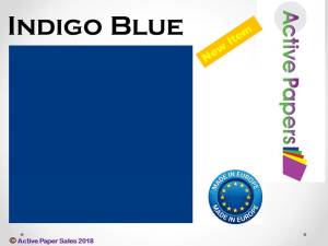 Blue Indigo Smooth 12x12 270gsm