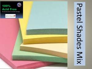 Pastel Colour Mix Paper A5 80gsm