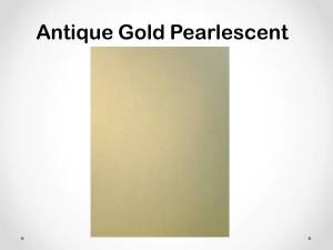 Antique Gold Pearlescent Shimmer 130gsm