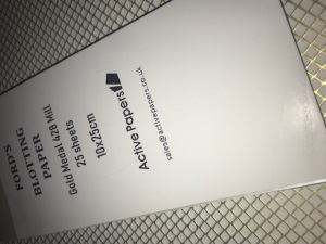 Vintage Blotting paper pads 10x25cm