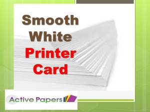 Smooth White Matt 12x6 inches 250gsm 50 sheets