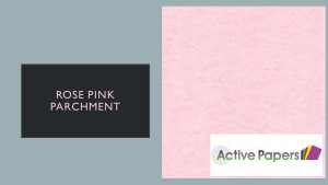 Rose Pink Cloudy Parchment Card 220gsm