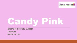 Candy Pink Thick Card 540gsm