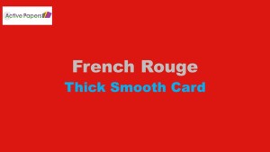 Rouge Red Smooth Card 320gsm
