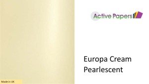 Cream Shimmer Pearlescent 120gsm