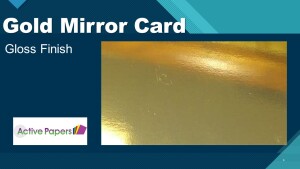 Gold Mirror Card 350gsm