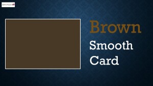 Brown Smooth Card 300gsm 12x24inch