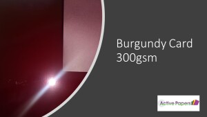 Burgundy Thick Card 300gsm 12x24